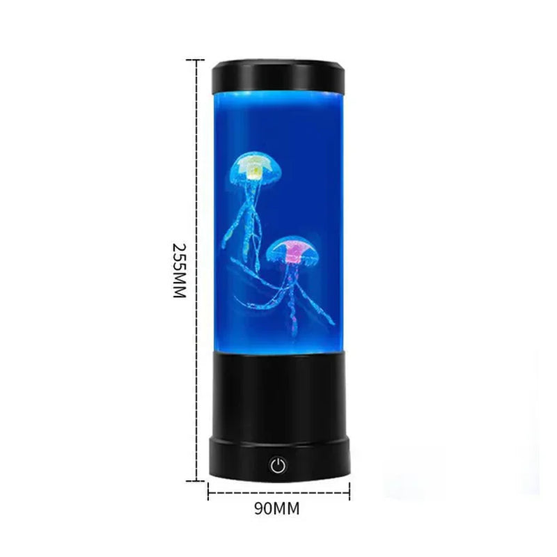 Jellyfish Lamp LED Night Light Remote Control Color Changing Home Decoration Lights Aquarium Birthday Gift for Kids USB Charging